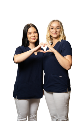 zwei Mitarbeiterinnen